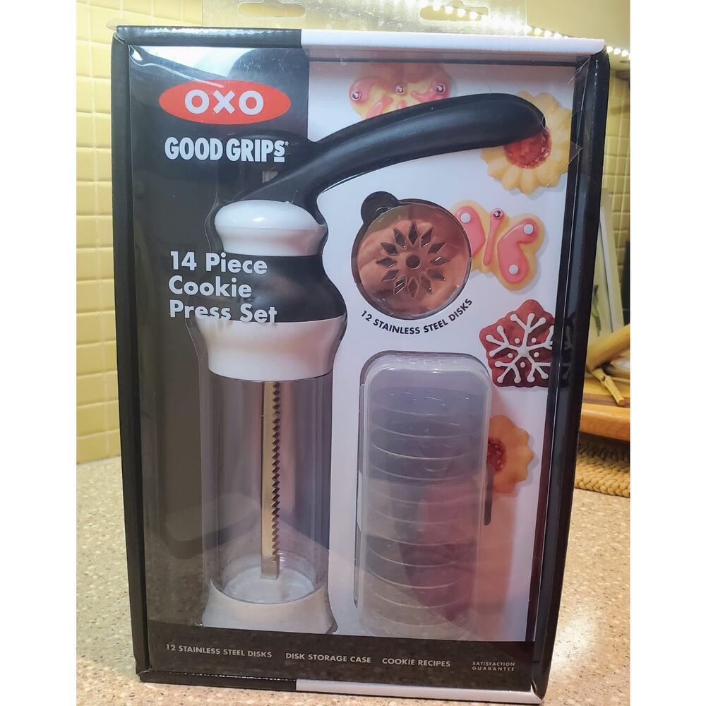 OXO Good Grips 14-Piece Cookie Press Set